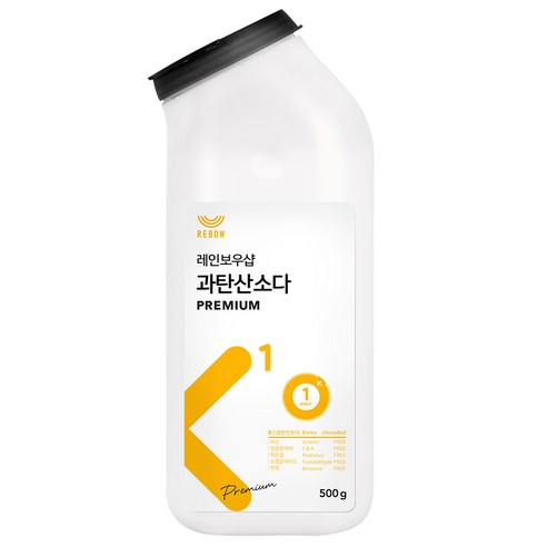 레인보우샵 K1 과탄산소다 프리미엄 톡톡이, 500g, 3개