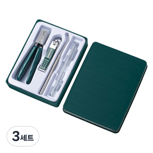 실속형 손톱깍이 세트 KN-A4153, 3세트, 혼합색상
