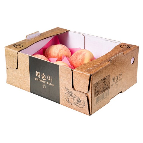 가족 당도선별 아삭한 복숭아, 1.5kg, 1박스