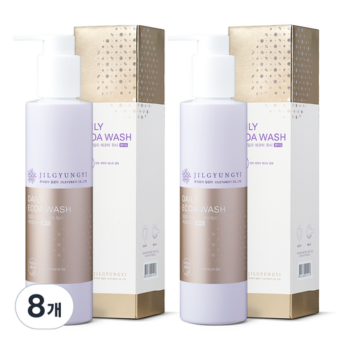 질경이 데일리 에코아워시 여성청결제 젤타입, 200ml, 8개
