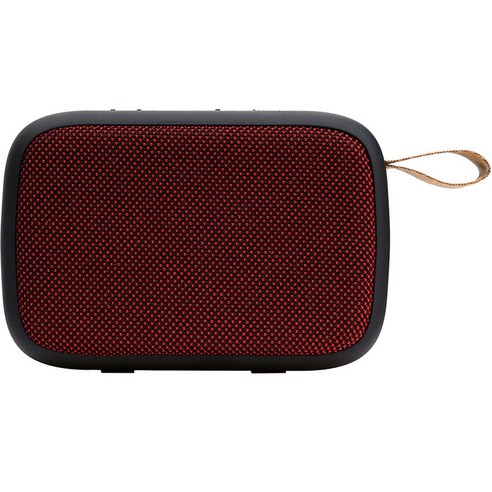 로이체 컴팩트 듀얼드라이브 휴대용 블루투스 스피커, BTS-240, RED