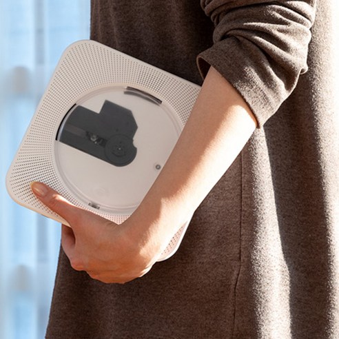 사파 무선 스탠딩 블루투스 CD플레이어, 화이트, SCD100