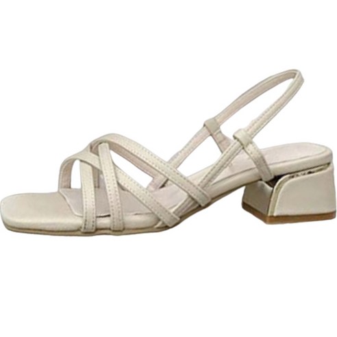 어바웃슈 여성용 릴리코 슬림 꼬임 스트랩 샌들