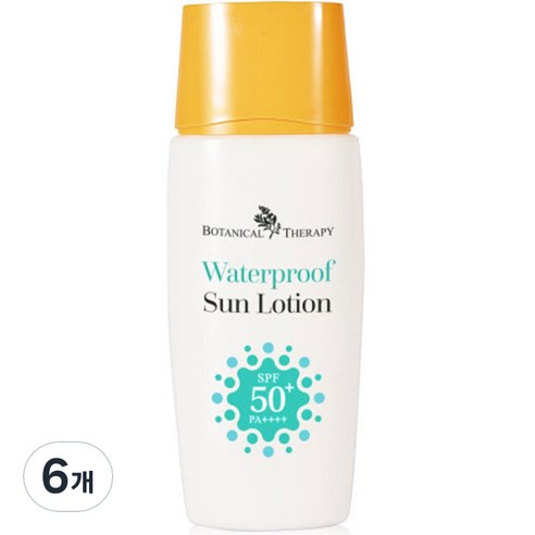 보타니컬테라피 유아용 워터프루프 썬로션 SPF50+ PA++++, 6개, 50ml