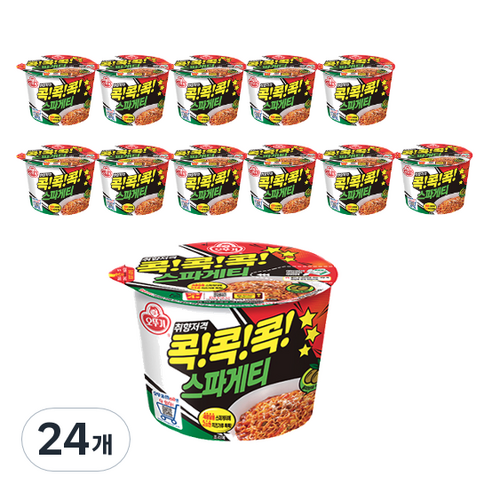 오뚜기콕콕콕 스파게티, 120g, 24개