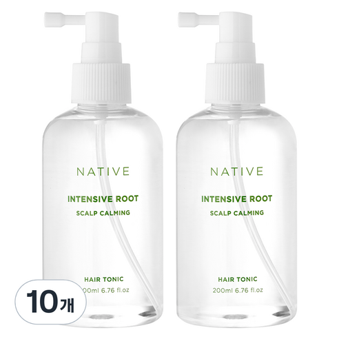 아브카 네이티브 인텐시브 루트 카밍 두피케어 탈모증상완화 헤어토닉, 10개, 200ml