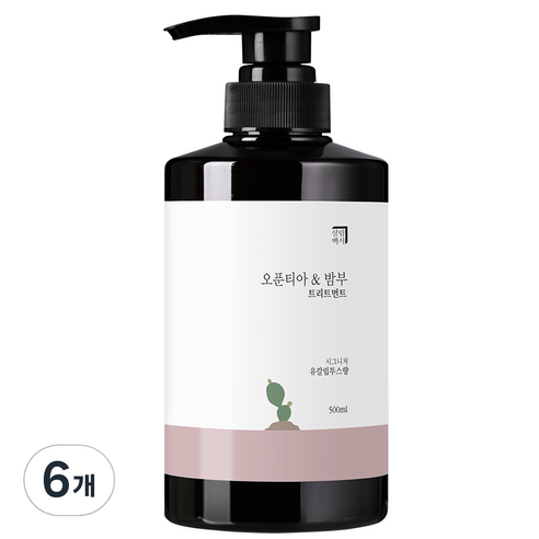 살림백서 오푼티아&밤부 트리트먼트 유칼립투스향, 500ml, 6개
