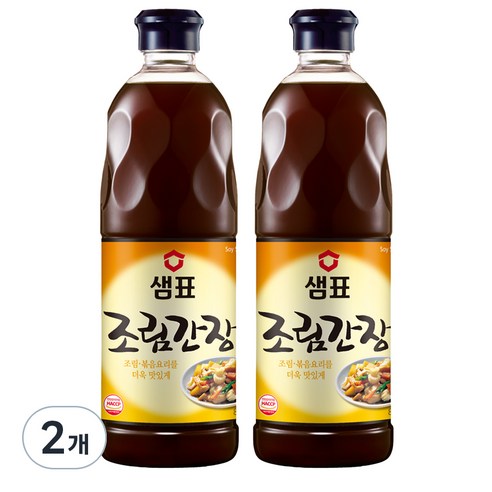 샘표 조림간장, 860ml, 2개