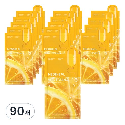 메디힐 비타 토닝 에센스 마스크팩 20ml, 1개입, 90개