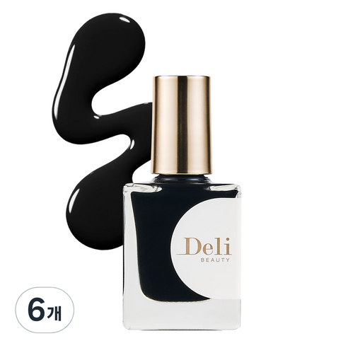 델리뷰티 루어 인 비비드, BK901 비비드 블랙, 10ml, 6개