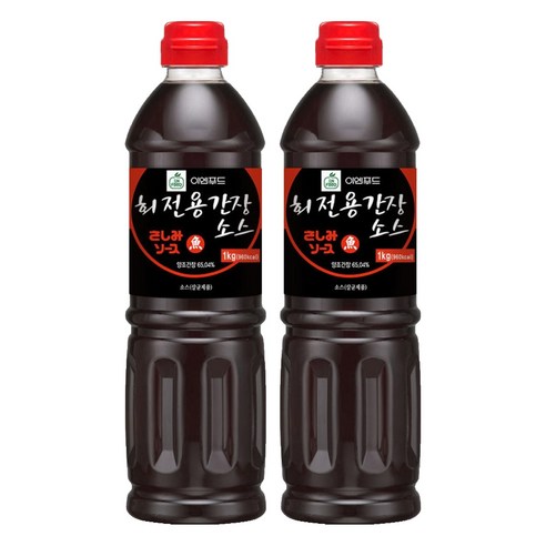 이엔푸드 이엔 회전용 간장, 1kg, 2개
