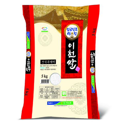 모가농협 씻어나온 임금님표 이천쌀 상등급, 5kg, 1개