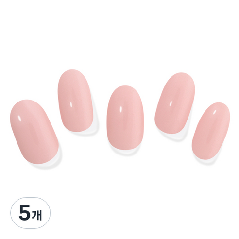 모노몬드 젤네일 스티커, 5개, 110 Strawberry pink