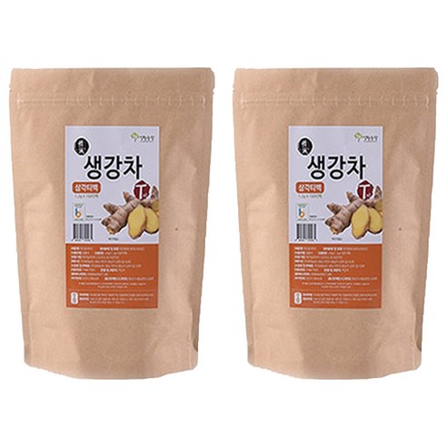 양원농장 생강차T 티백, 100개입, 2개, 1.2g