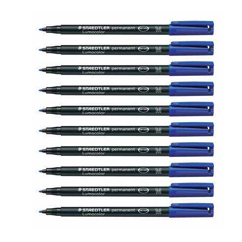 스테들러 317 다용도 펜 유성 1.0mm, 블루, 10개