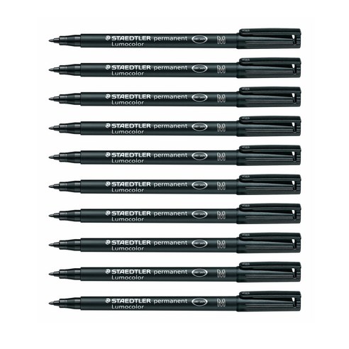 스테들러 317 다용도 펜 유성 1.0mm, 블랙, 10개입