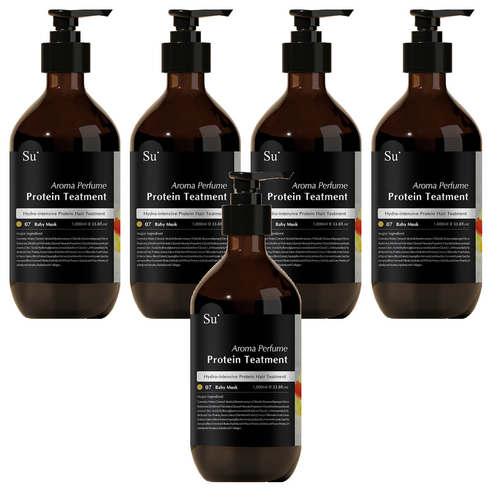 수오가닉 베이비머스크 트리트먼트, 1000ml, 5개