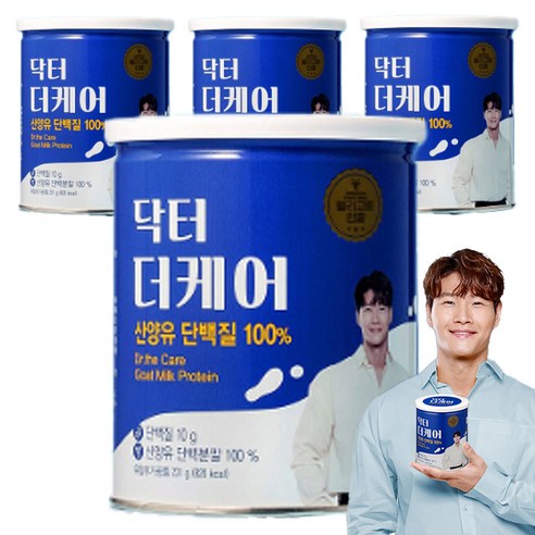 닥터더케어 산양유단백질 100%, 4개, 231g