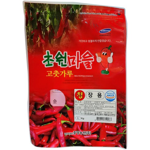 초원마을 고추가루 청 장용, 1kg, 1개