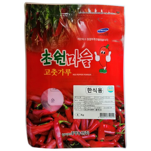 초원마을 고추가루 한식용, 1kg, 1개