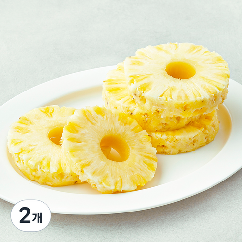 곰곰 골드파인애플 슬라이스, 540g, 2개