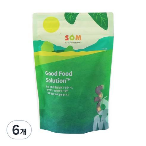 딜라잇가든 올 아메리칸 블랜드 건과일믹스, 200g, 6개