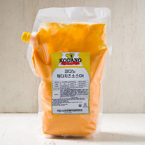 코다노 체다 치즈 소스 2kg, 1개 
장/소스/드레싱/식초