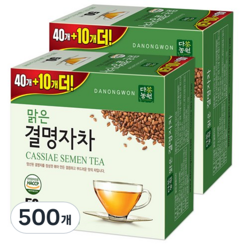 다농원 결명자차, 60g, 500개