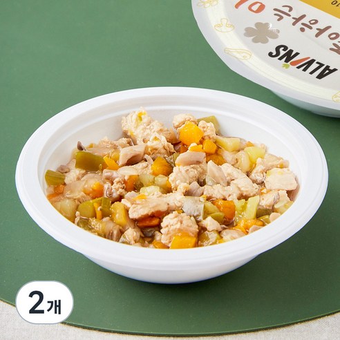 엘빈즈 치킨 느타리 야채볶음, 100g, 2개