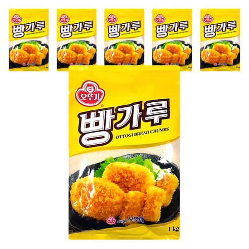 [오뚜기] 빵가루, 1kg, 6개