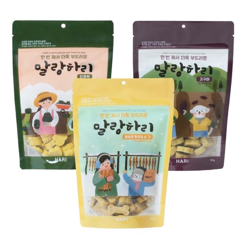 바우와우 콤보 비스켓 220g 강아지 애견 간식 과자, 5개 퍼피볼비스켓 11 하리 말랑하리 반려견 간식 쿠키 세트, 단호박, 고구마, 황태 + 소간 혼합맛, 1세트