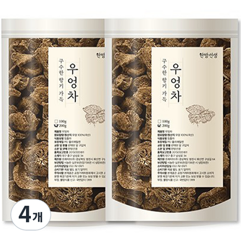 한방선생 볶은 우엉차, 200g, 1개입, 4개