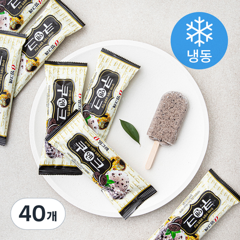 빙그레 쿠앤크 아이스크림 (냉동), 70ml, 8개입, 5개