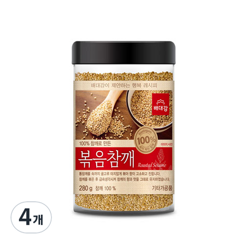 배대감 볶음참깨, 280g, 4개