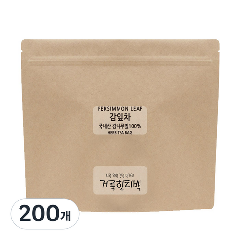 거룩한티백 감잎차 티백, 1g, 200개, 200개