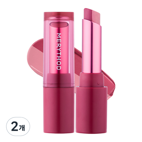 메리쏘드 투톤 립스틱 3.4g, 05 인플럼, 2개