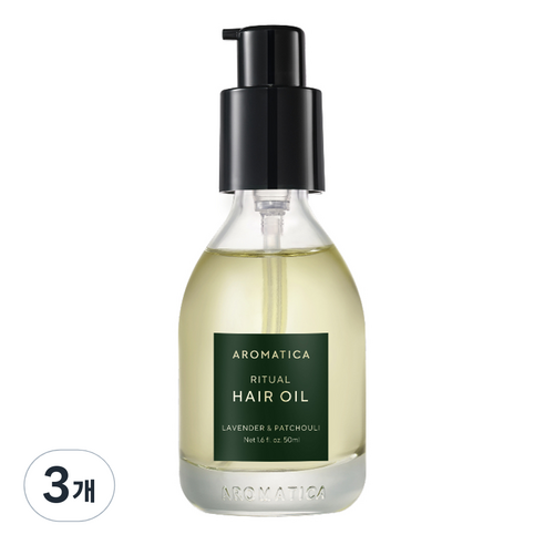아로마티카 리츄얼 헤어 오일 라벤더 앤 패츌리, 50ml, 3개
