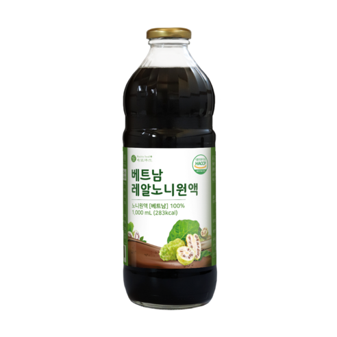 바로푸드 베트남 레알노니원액, 1L, 1개