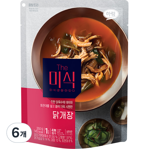 더미식 닭개장, 350g, 6개