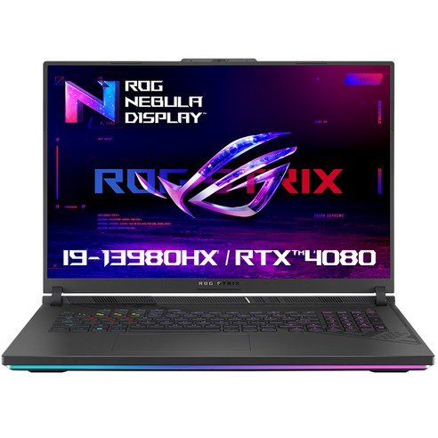 에이수스 ROG 스트릭스 G18 코어i9 인텔 13세대 지포스 RTX 4080, Eclipse Gray, 1TB, 16GB, Free DOS, G814JZ-N6003