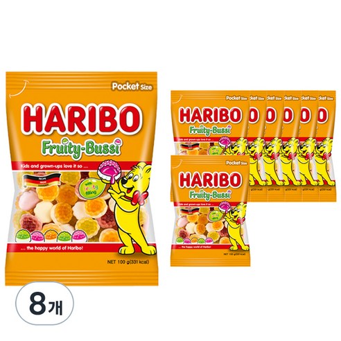 하리보 프리티부시, 100g, 8개