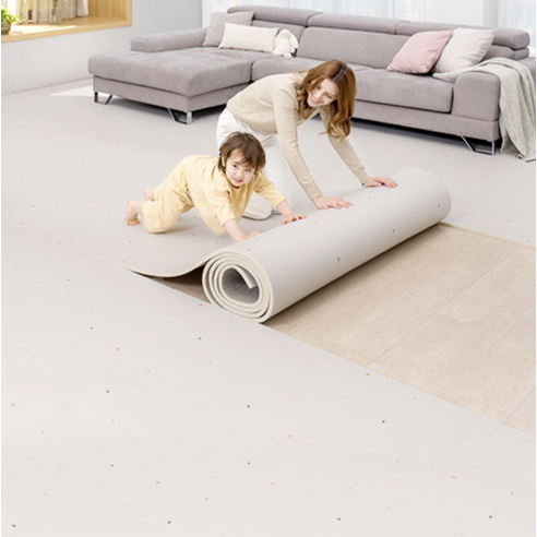 안전과 디자인을 더하다, 알집매트 셀프시공 롤매트 도형