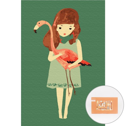 아트조이 DIY 명화그리기 10 x 15 cm, 홍학을 부탁해, 1개