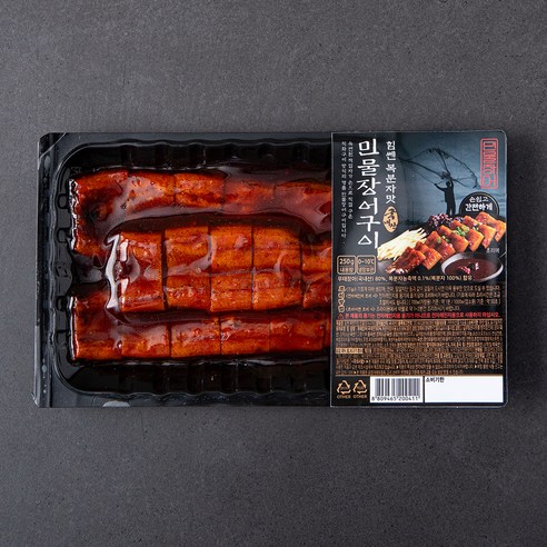 매운 복분자맛의 민물장어구이, 250g, 2팩