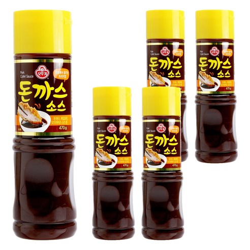 오뚜기 돈까스 소스 S, 470g, 5개