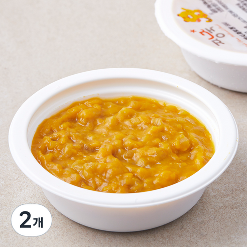 짱죽 단호박사과토핑, 혼합맛(단호박/사과), 100g, 2개