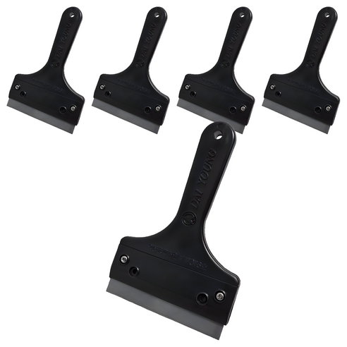 월드크린 스크레퍼 흑칼집 + 칼날 33mm x 20p 세트, 5세트