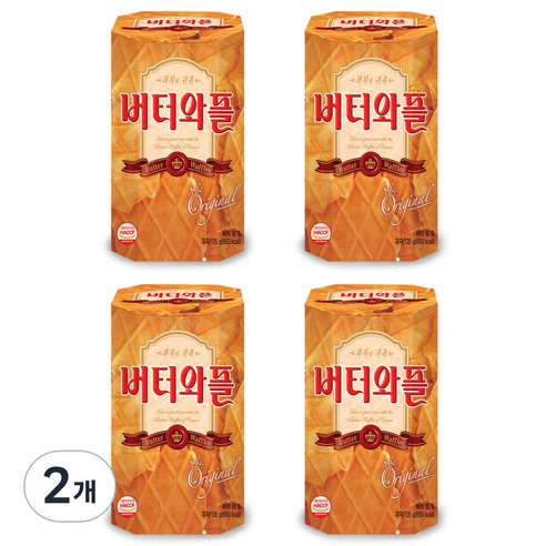 버터와플 중 4p, 135g, 8개