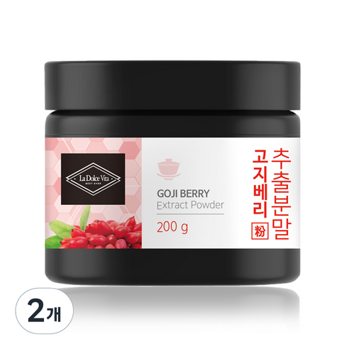 라돌체비타 고지베리 구기자 추출분말, 2개, 200g