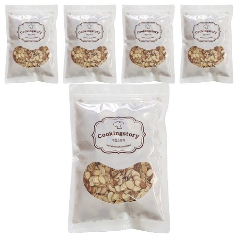 쿠킹스토리 아몬드슬라이스, 500g, 5개